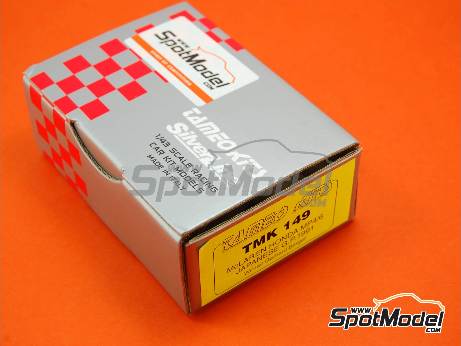 Tameo Kits TMK149: Car scale model kit 1/43 scale - McLaren Honda